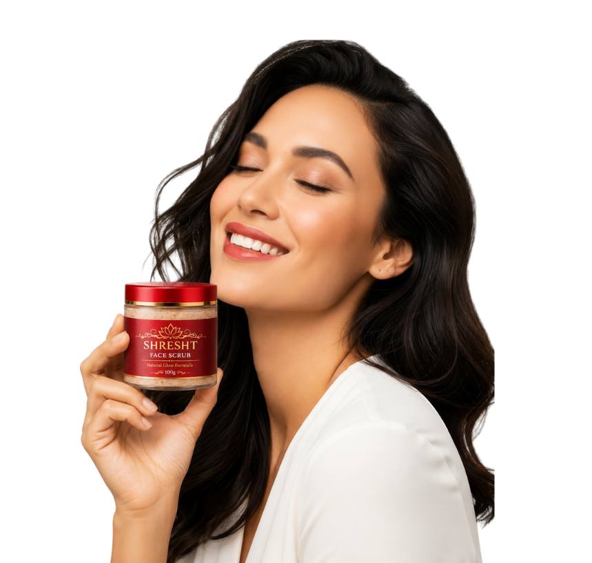 Shresht Organics natural beauty product showcase